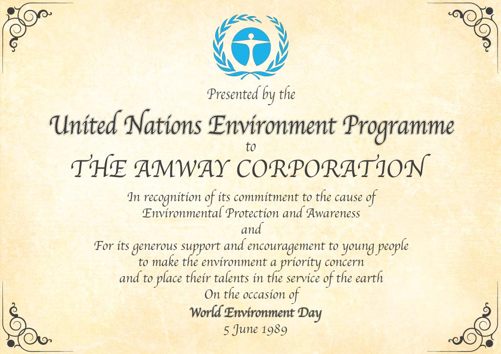 diploma unep amway
